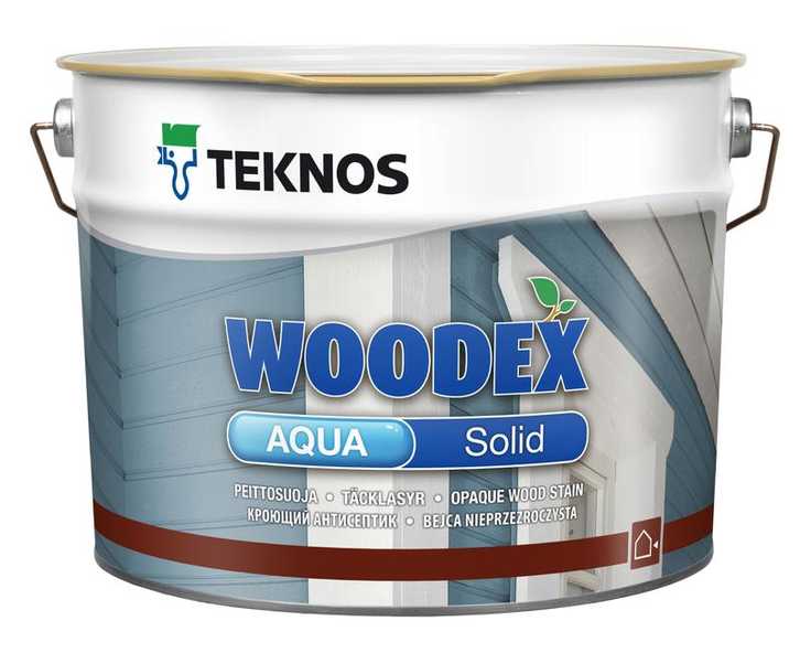 Teknos (Текнос) WOODEX AQUA SOLID кроющий антисептик