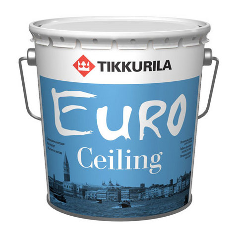 Краска для потолка EURO CEILING белая гл/мат